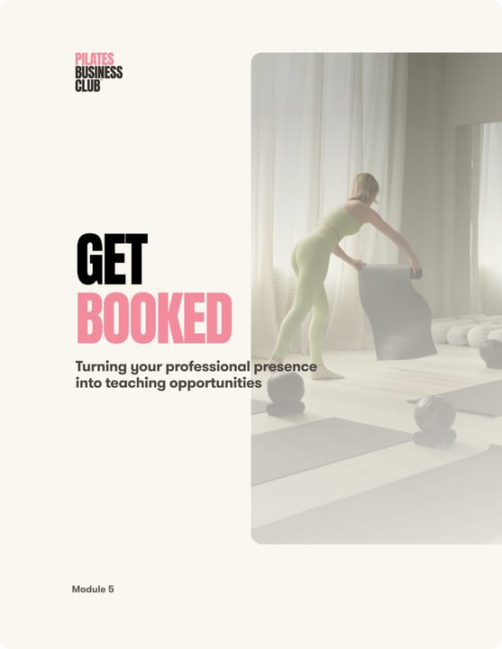 Module 5: Get Booked cover